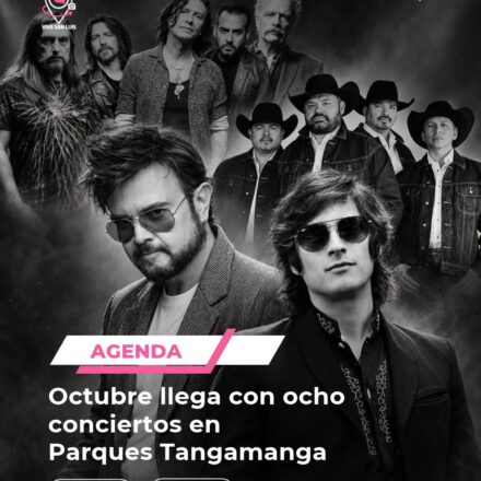 Octubre llega con ocho conciertos a los parques Tangamanga